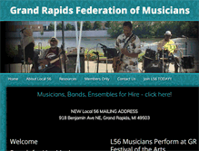 Tablet Screenshot of livemusicgr.org